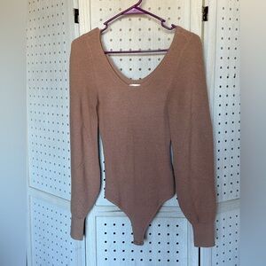 Abercrombie & Fitch Tan Knit Top